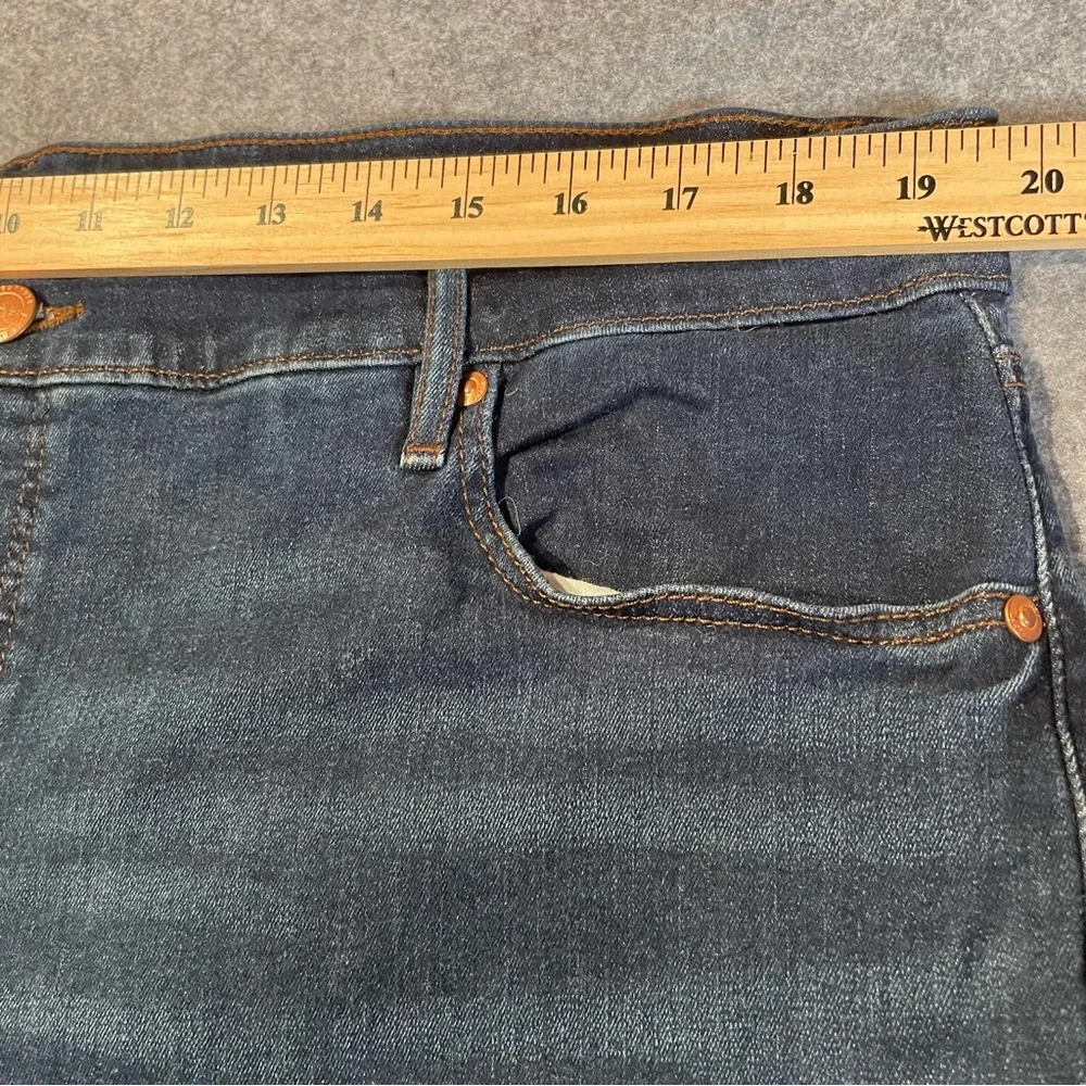 LOFT Women’s Skinny Jeans in Dark Blue Wash Sz 22 - Picture 6 of 13